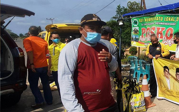 Kades Minta Jalan Kumpai Batu Bawah Langganan Banjir Ditinggikan