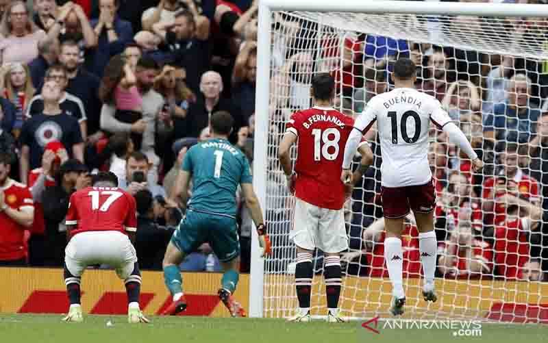 Dapat Penalti, Manchester United Tetap Kalah Lawan Aston Villa