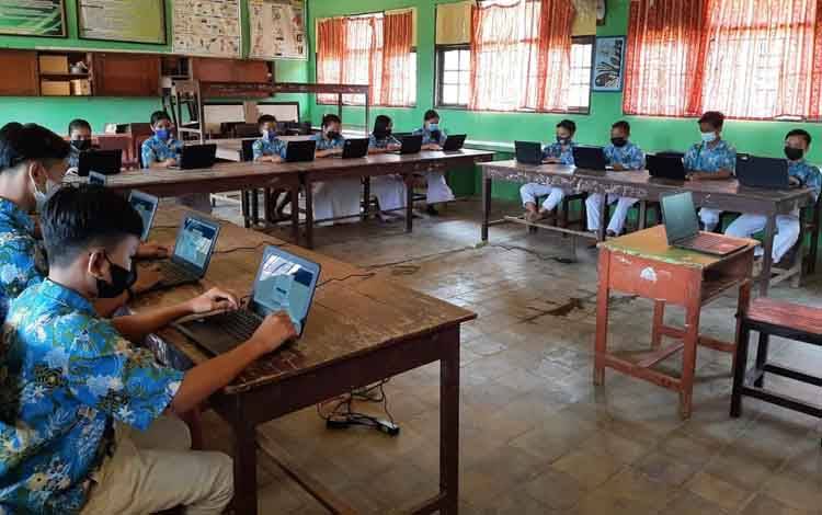 Asesmen Nasional Berbasis KomputerTak Ganggu Pembelajaran Tatap Muka Terbatas di Kotim
