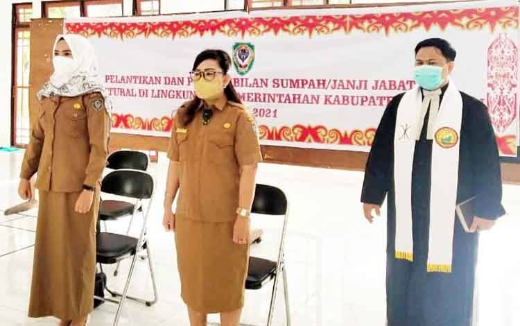 Lantik Pejabat Struktural, Ini Arahan Bupati Seruyan