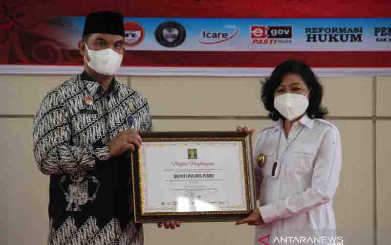Kanwil Kemenkumham Kalteng Kukuhkan 12 Desa Sadar Hukum di Pulang Pisau