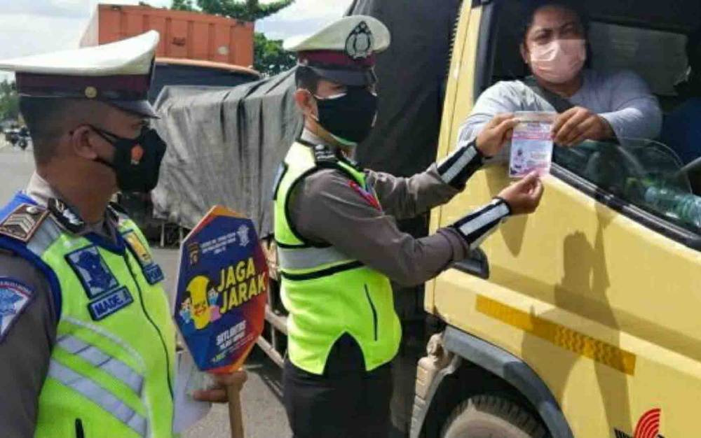 Ini Cara Satlantas Polres Kapuas Tingkatkan Kesadaran Pengendara Tertib Lalu Lintas pada Operasi Patuh Telabang