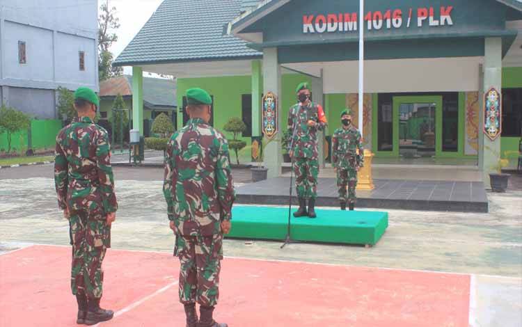 27 Prajurit Kodim Palangka Raya Naik Pangkat