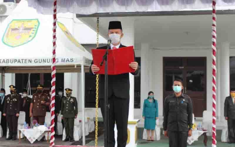 Bupati Gunung Mas Imbau Masyarakat Amalkan Nilai-nilai Pancasila