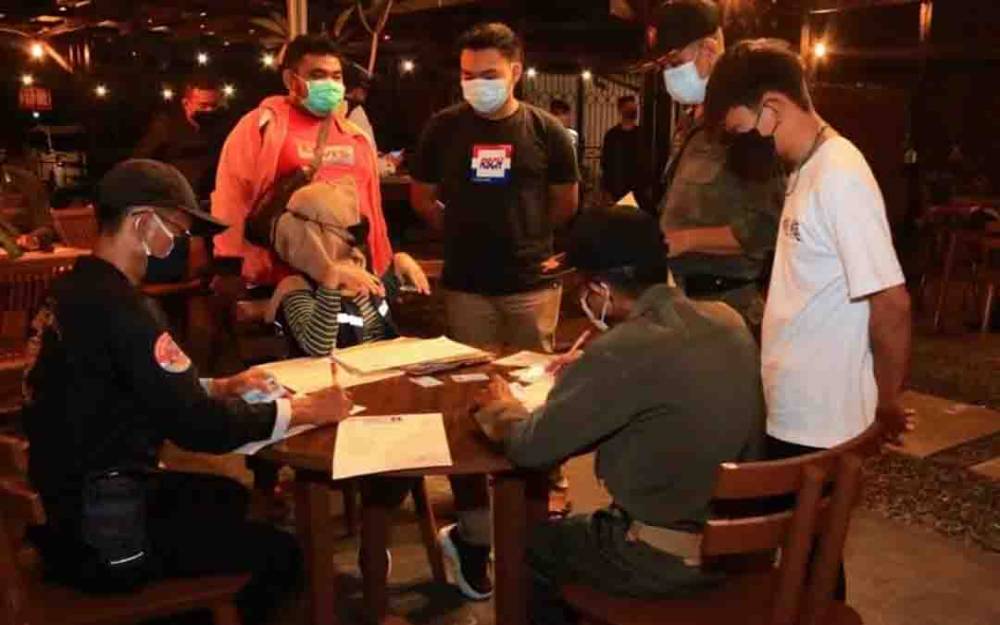 Puluhan Warga Pelanggar Prokes Disanksi
