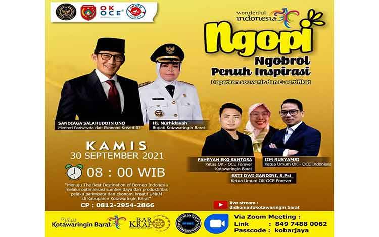 Bupati Kobar Teken MoU dengan Oke Oce Bantu UMKM