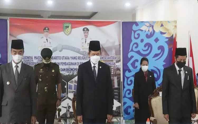 Bupati Barito Utara Ikuti Upacara Peringatan Hari Kesaktian Pancasila