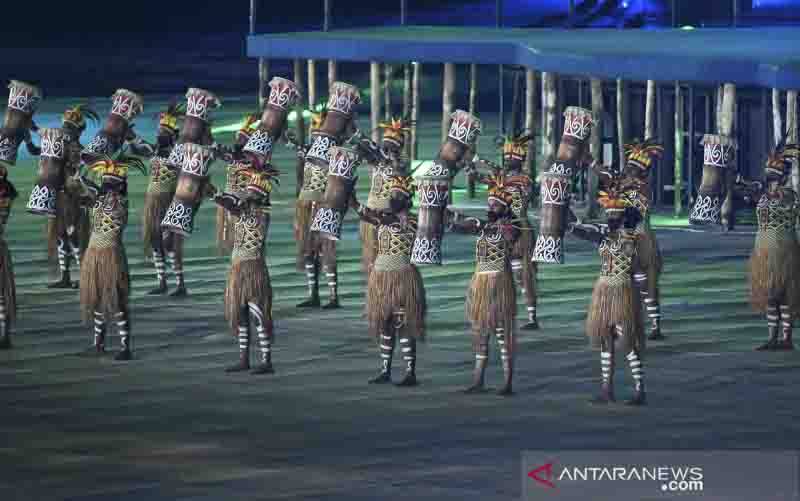 Tarian dari 5 Wilayah Adat Meriahkan Upacara Pembukaan PON Papua