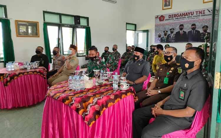 Kodim Lamandau Ikuti Peringatan HUT ke 76 TNI secara Virtual