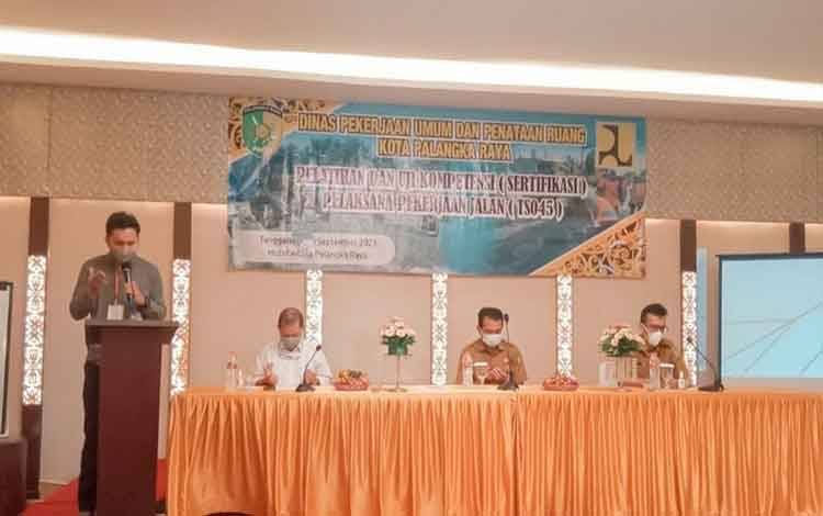 PUPR Palangka Raya Adakan Pelatihan Uji Kompetensi Pelaksana Pekerja Jalan