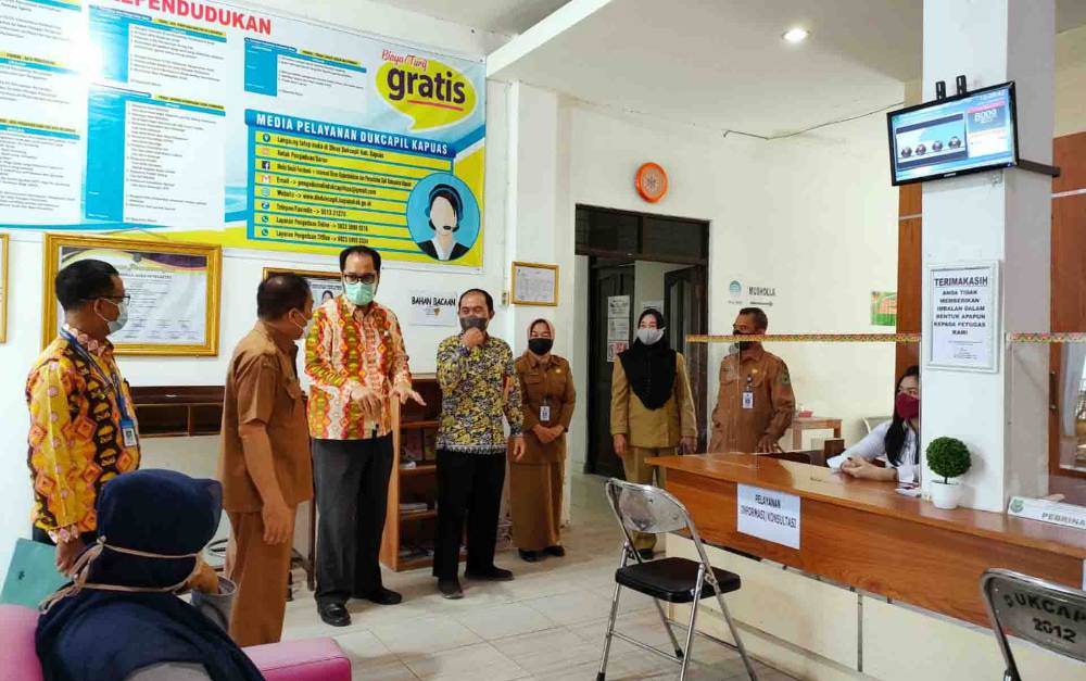 Dinas Dukcapil Kapuas Terima Kunker Dinas Dukcapil Kobar Bahas Pengelolaan Arsip