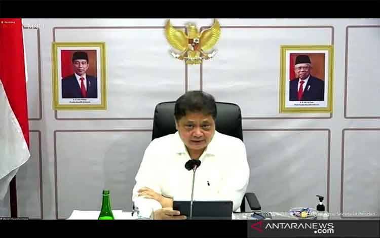 Airlangga: Inflasi 2021 Terkendali Rendah Meski Global Naik