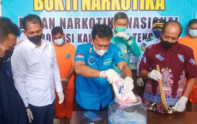 BNNP Kalteng Musnahkan Sabu Lebih 2 Ons