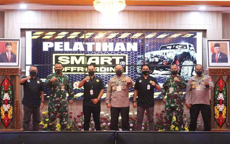Puluhan Personel Polda Kalteng Ikuti Pelatihan Smart Offroading
