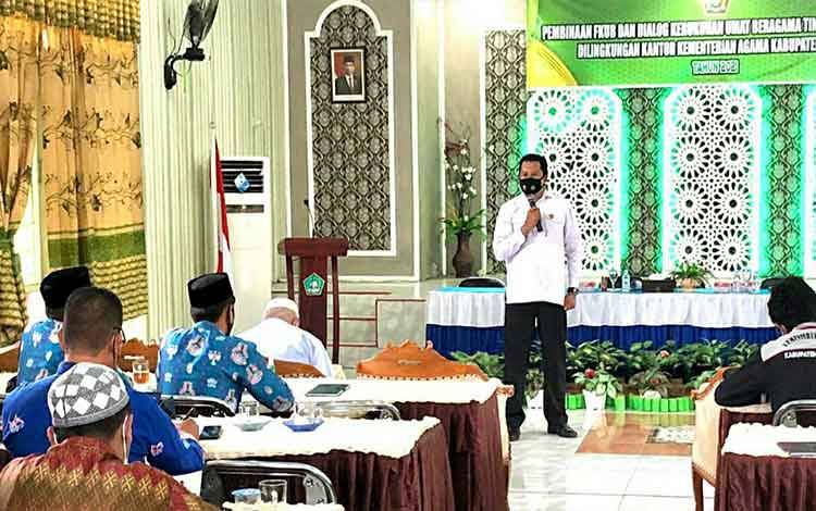Hadiri Dialog FKUB, Ini yang Disampaikan Kasat Intelkam Polres Kapuas