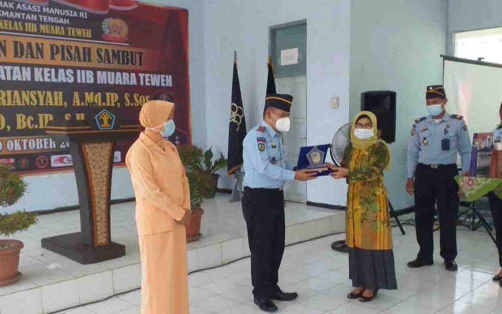 Jabatan Kalapas Kelas IIB Muara Teweh Resmi Berganti