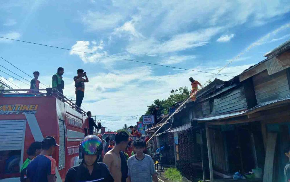 Kantor Telkom Palangka Raya Nyaris Terbakar