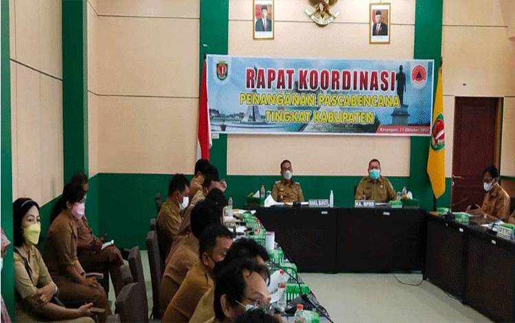 Wakil Bupati Katingan Minta BPBD dan DPU Lakukan Ini Pascabanjir
