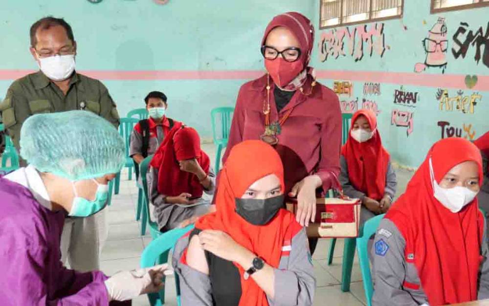 Ketua TP PKK Kalteng Apresiasi Penerapan Protokol Kesehatan di Sekolah