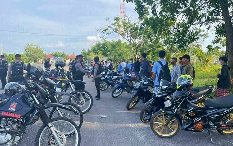 Polisi Kembali Amankan Puluhan Remaja Terlibat Balapan Liar di Palangka Raya