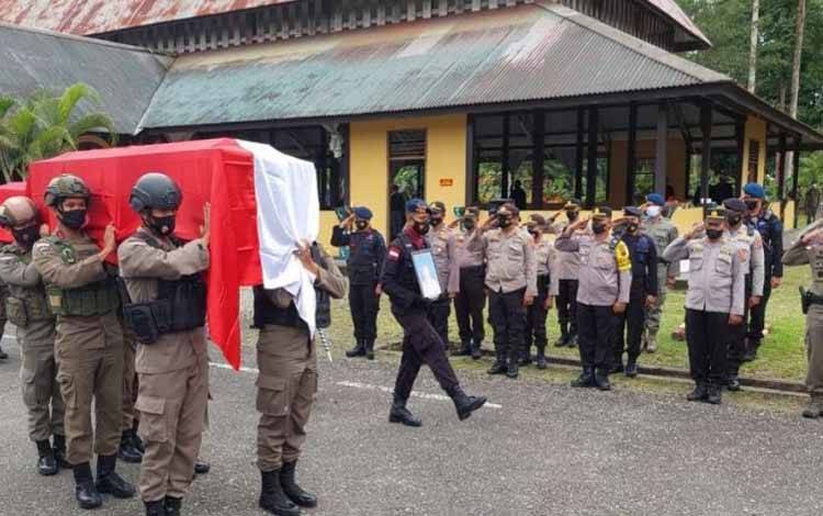2 Anggota Brimob Kalsel Tewas Kecelakaan saat Patroli di Mimika