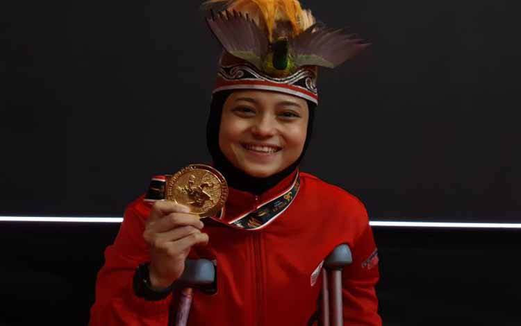 Maya Sheva Bawa Pulang Emas PON Papua Tanpa Bertanding