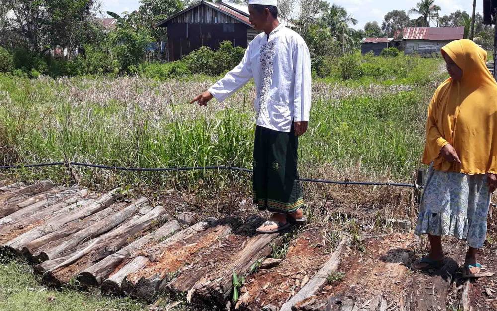 Kondisi Jalan Memprihatinkan, Warga Gang Bayah Kapuas Harapkan Perhatian