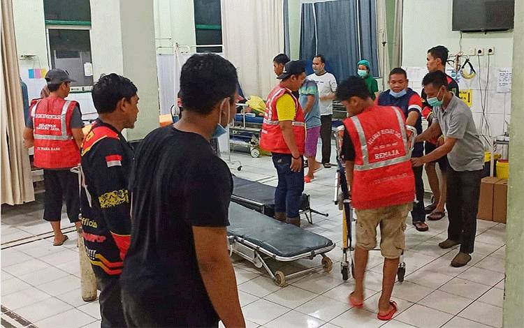 Kondisi Kritis, Korban Kecelakaan di Desa Matabu Dirujuk ke RSUD Amuntai