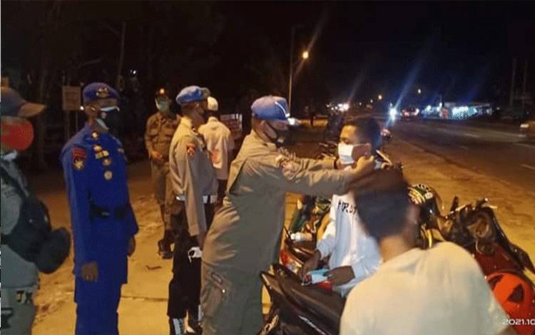 Meskipun?Kasus Konfirmasi Covid Minim,? Tim Gabungan di Katingan Tetap Gencar Patroli Prokes?