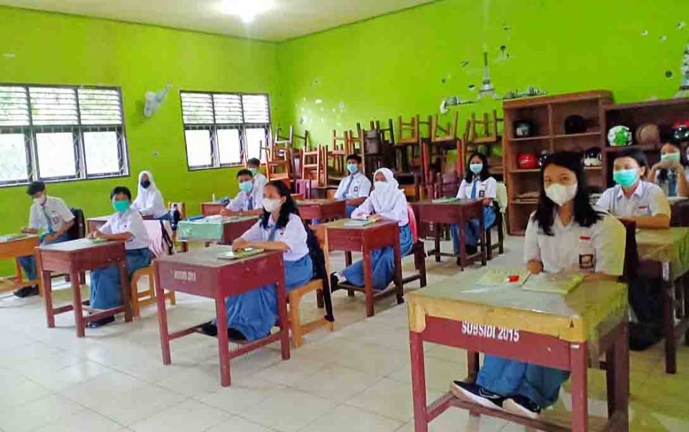 SMAN 1 Tamiang Layang Laksanakan Simulasi PTM Terbatas Selama 2 Hari