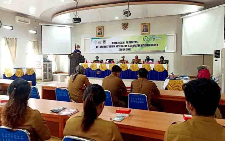 Dinkes Barito Utara Bantu Persiapan Akreditasi Laboratorium Kesehatan