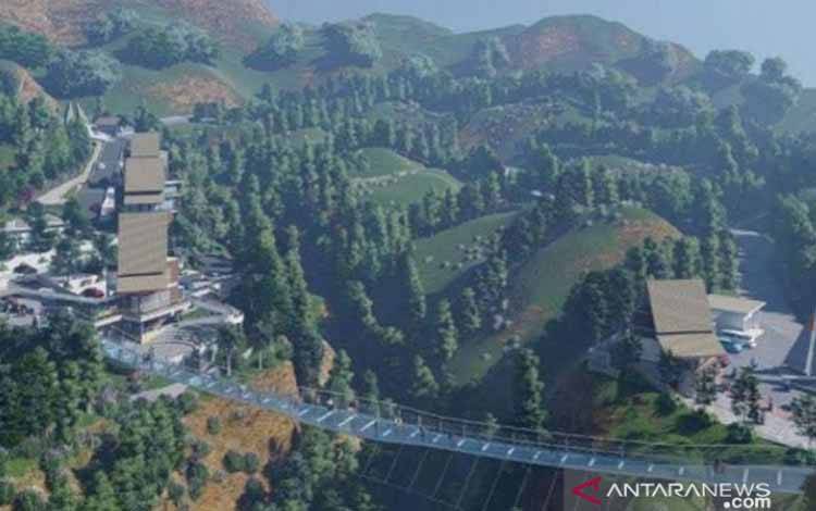 Kementerian PUPR Mulai Bangun Jembatan Kaca di Kawasan Bromo