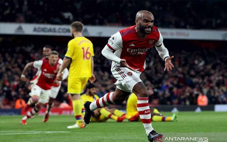 Gol Larut Lacazette Selamatkan Arsenal dari Kekalahan Lawan Palace