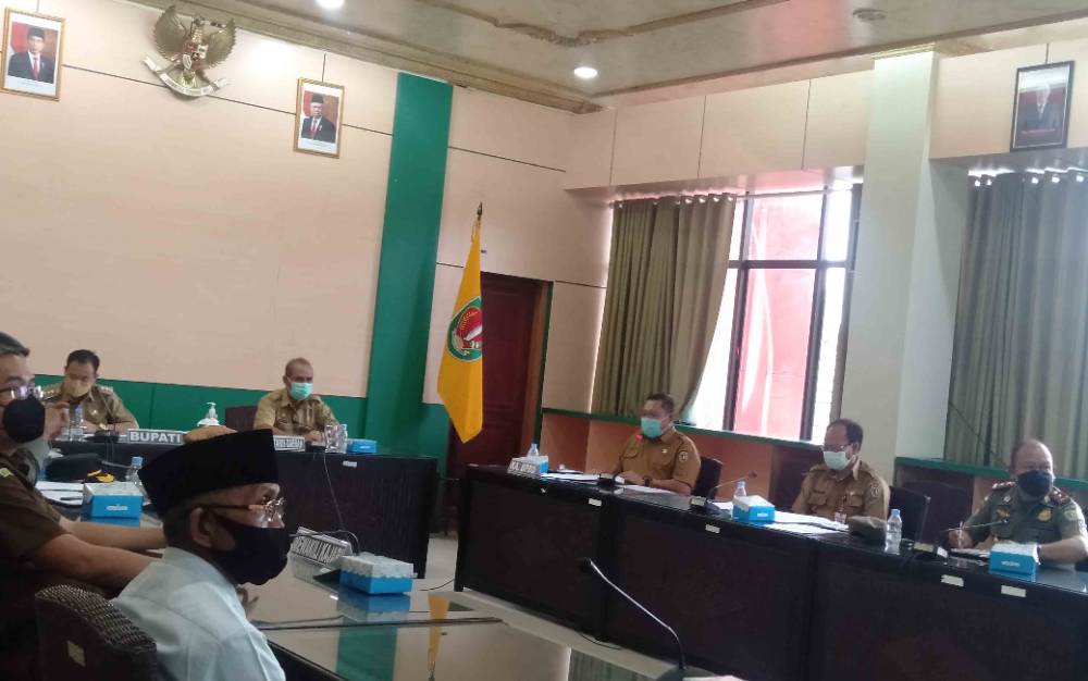 Pemkab Katingan Siapkan 8 Poin Terkait PTM Terbatas