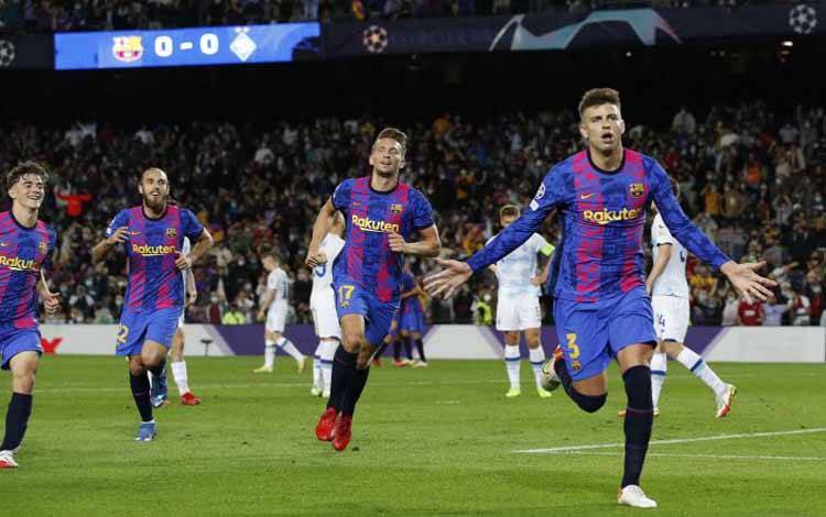 Barca Raih Kemenangan Pertama di Liga Champions Setelah Tekuk Kiev 1-0