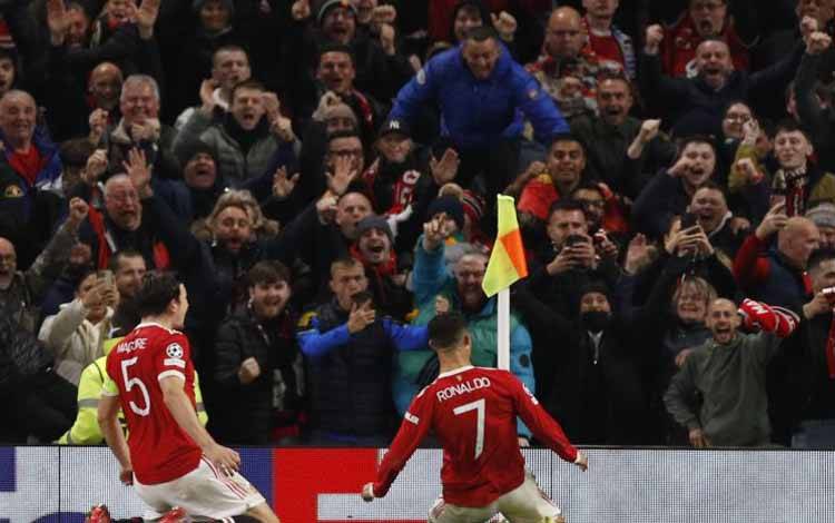 Gol Cristiano Ronaldo Bantu Manchester United Taklukkan Atalanta 3-2