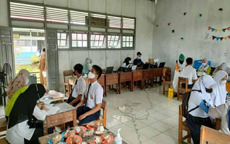 Kecamatan Bataguh Terus Optimalkan Pelaksanaan Vaksinasi Covid-19