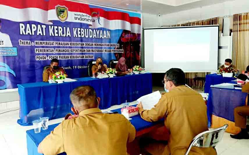 Kadisbudparpora Barito Utara: Raker Kebudayaan untuk Merumuskan PPKD