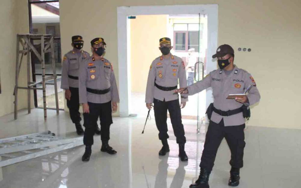 Kapolres Seruyan Cek Pelaksanaan Pembangunan
