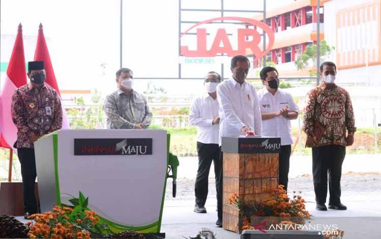 Presiden Jokowi Resmikan Pabrik Biodiesel di Kalsel