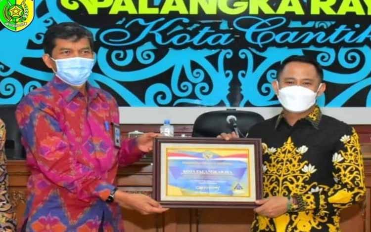 Pemko Palangka Raya Dapat Penghargaan Atas WTP 5 Kali Berturut-Turut