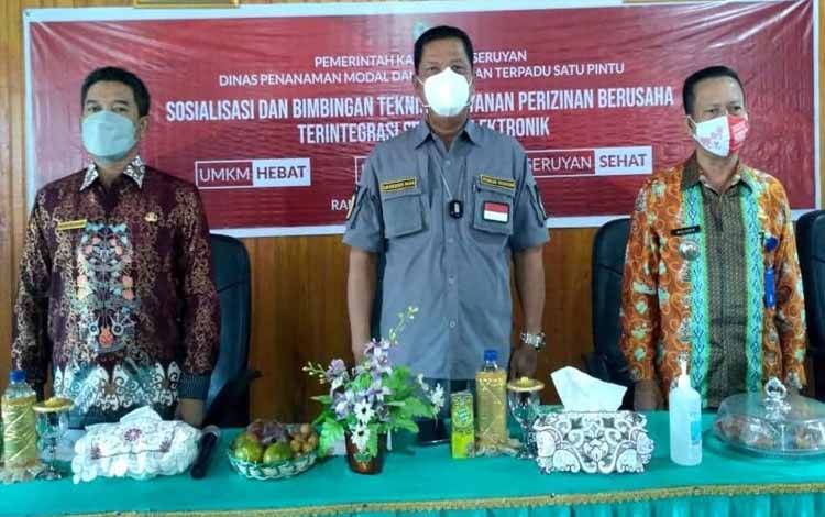 Sekda Seruyan Buka Bimtek Pelayanan Perizinan Berusaha