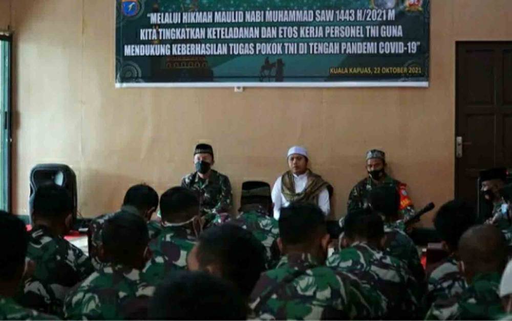 Kodim 1011 Kuala Kapuas Gelar Peringatan Maulid Nabi Muhammad SAW