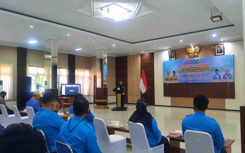 Pemkab Kobar Harapkan KNPI Kembangkan Potensi Kepemudaan