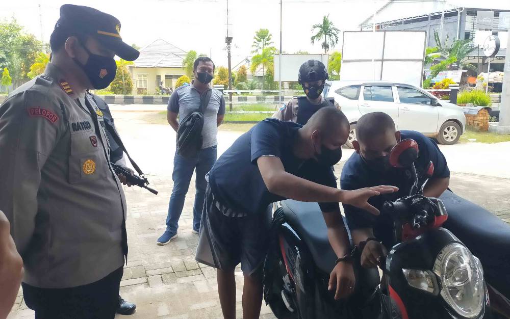 Pelaku Pencurian Motor di Baamang Lebih Dulu Survei Sebelum Beraksi