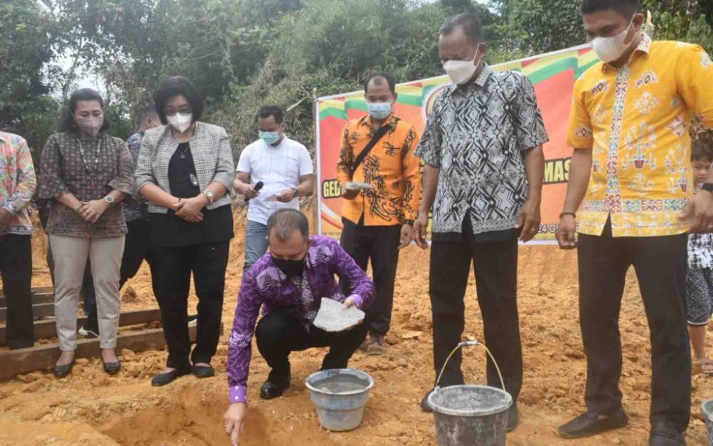 Pembangunan Gedung GKE Jalemu Masulan Dimulai