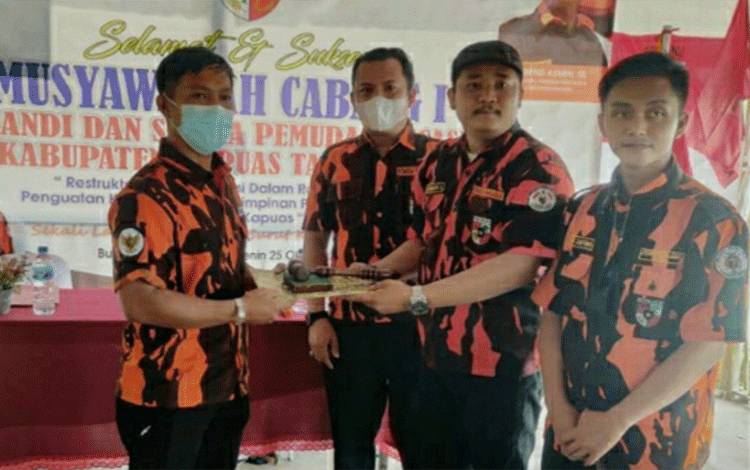 Ardie Terpilih Jadi Ketua SAPMA Pemuda Pancasila Kapuas