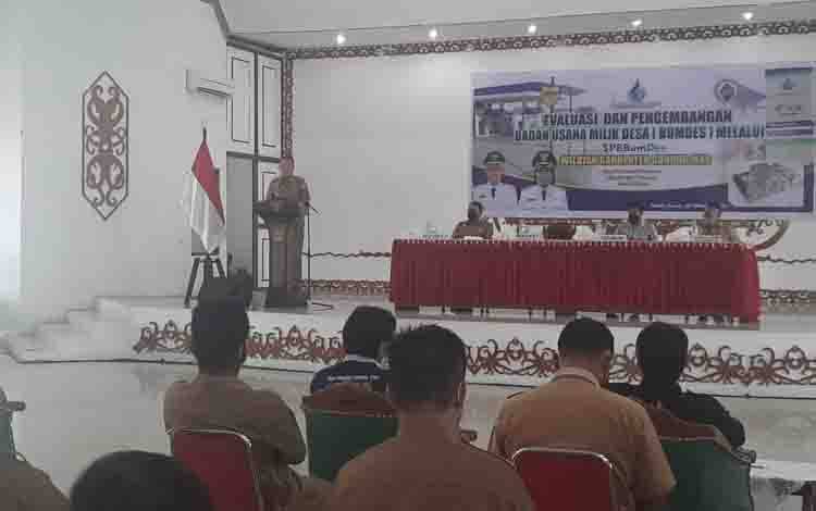 Bupati Gunung Mas Sebut BUMDes Upaya Perkuat Perekonomian