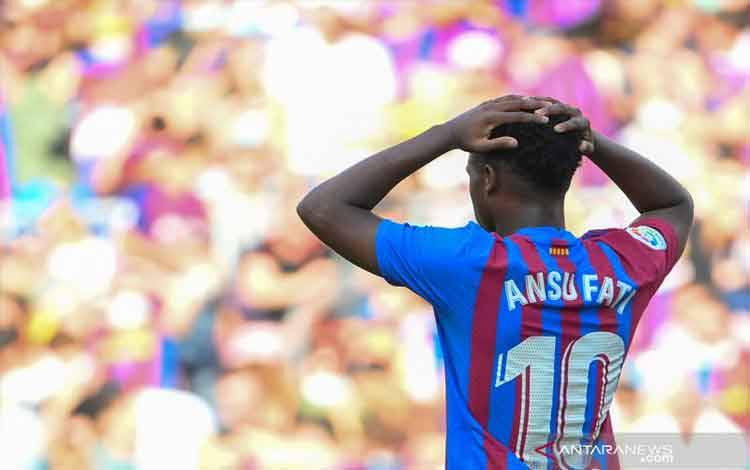 Ansu Fati Dipastikan Absen Lawan Rayo Vallecano karena Cedera