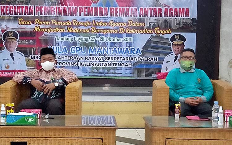 Kepala Kemenag Barito Timur Ajak Pemuda Lintas Agama Perkuat Moderasi Beragama